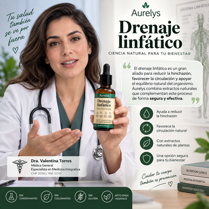 Aurelys Drenaje Linfático – Sentite Más Ligera, Menos Hinchada 🌿 | 50 ml